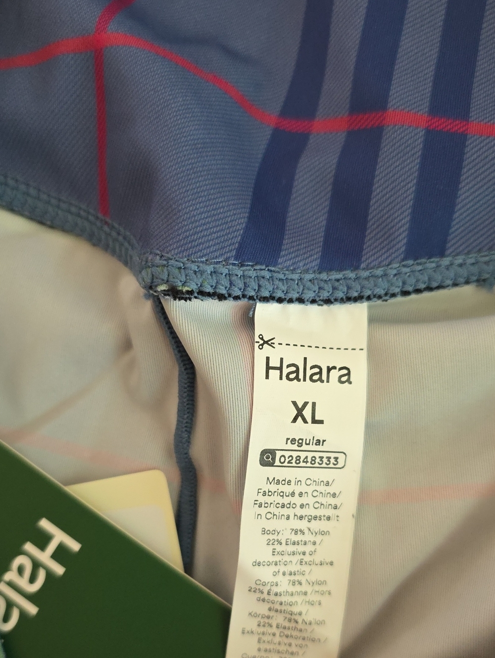 HALARA Plaid Pants, Bootcut, Office Or Athletic. Blue, Green, Red. Ladies XL - Picture 5 of 7